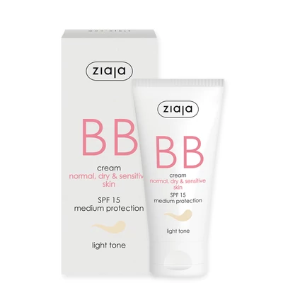 ZIAJA BB krém száraz, normál és érzékeny bőrre - világos tónus 50 ml