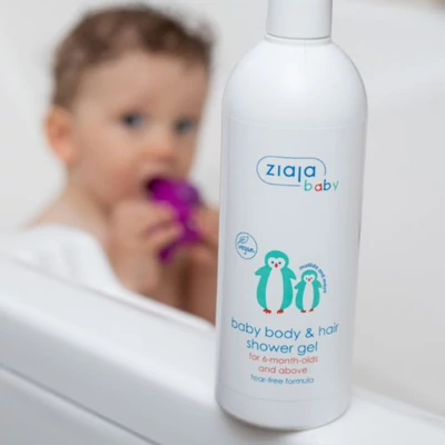 Kép 7/8 - ZIAJA Baba tusfürdő testre és hajra 6 hónapos kortól 400 ml