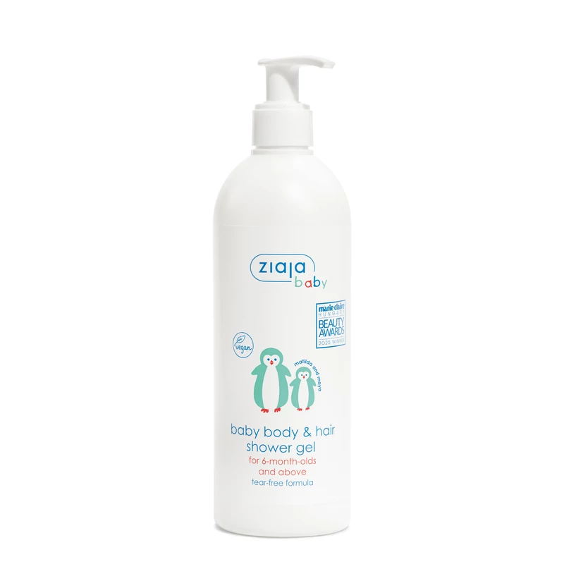 ZIAJA Baba tusfürdő testre és hajra 6 hónapos kortól 400 ml