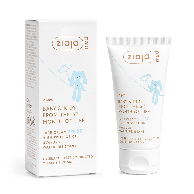 ZIAJA MED Baba és gyermek fényvédő arckrém 50 ml