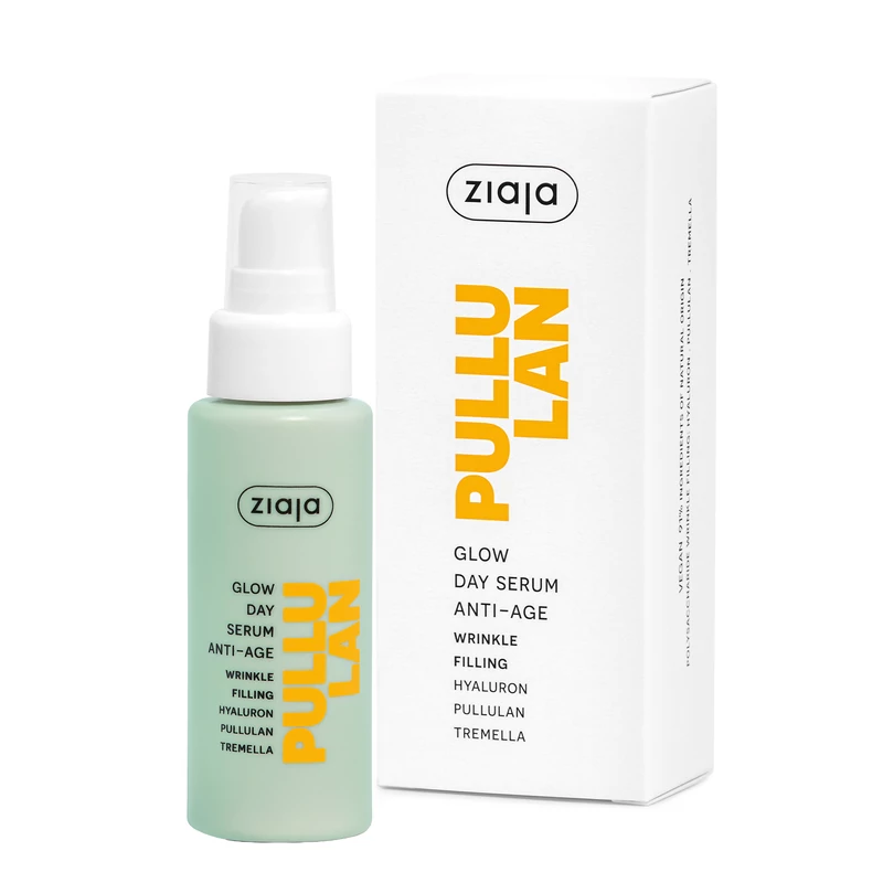 ZIAJA Pullulan ragyogást fokozó ránctalanító nappali arcszérum 50 ml