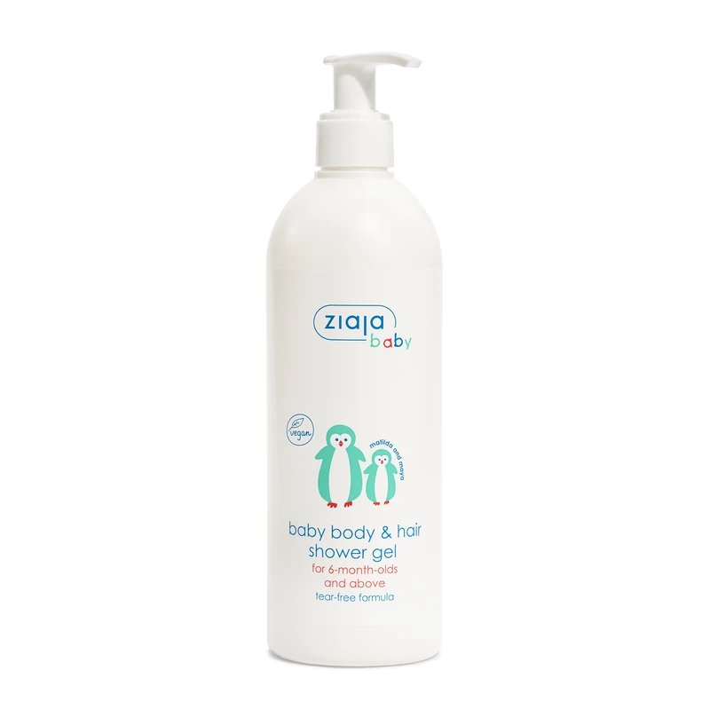 ZIAJA Baba tusfürdő testre és hajra 6 hónapos kortól 400 ml