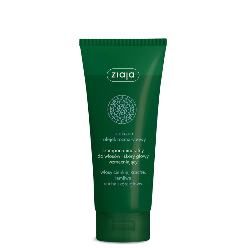 ZIAJA Ásványi hajerősítő sampon vékonyszálú, töredezett hajra 200 ml