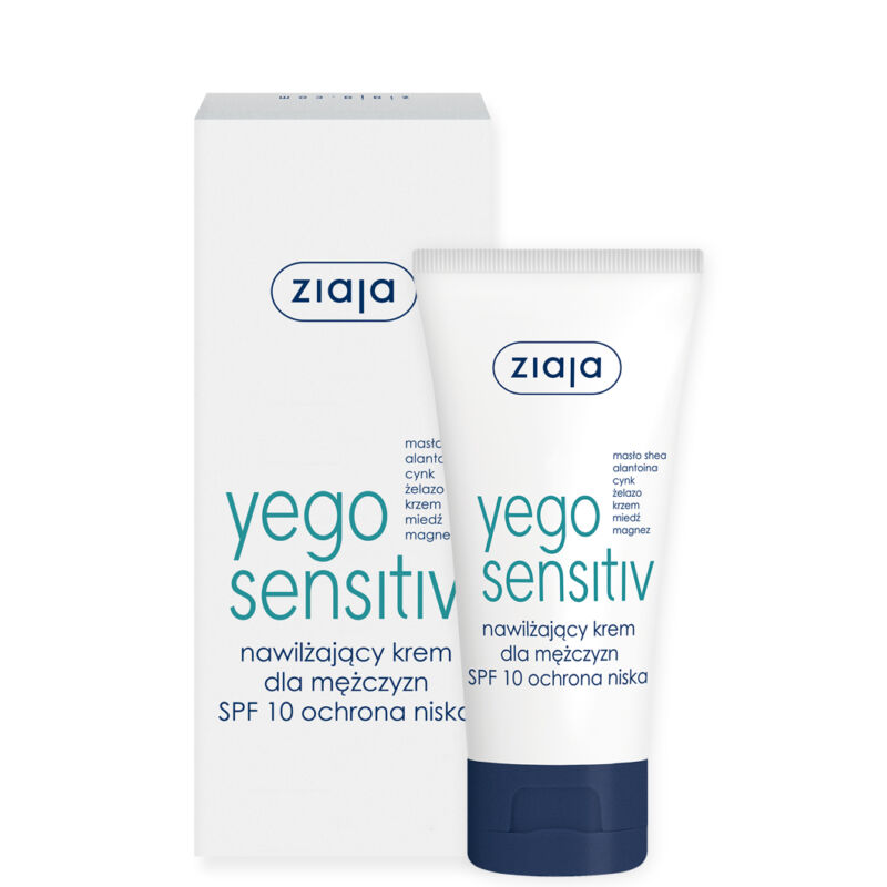 ZIAJA Yego Sensitive hidratáló arckrém férfiaknak